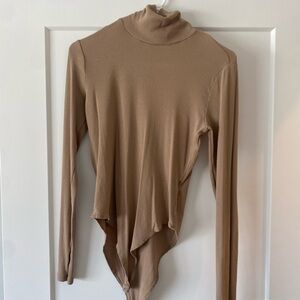H&M Tan Long Sleeve Bodysuit